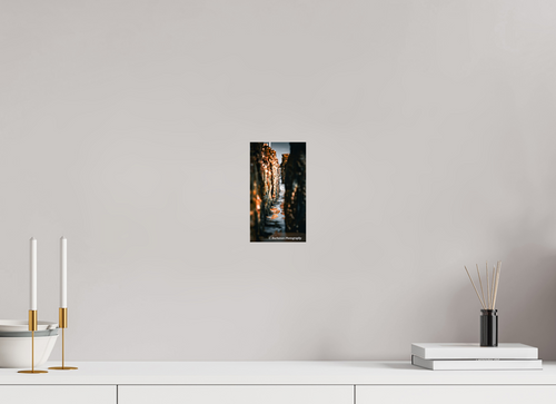 4.5 x 8″, Photo Print Under Acrylic Glass Between the pilings